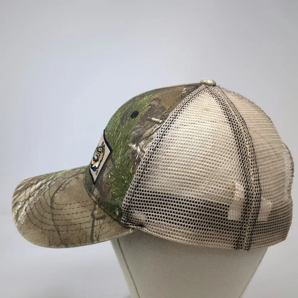 Buyers Products Company Trucker Hat Green OSFM Camo Mesh Snapback Dog Logo Patch